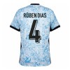 Maillot de Supporter Portugal Ruben Dias 4 Extérieur Euro 2024 Pour Homme